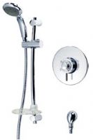 Triton - Unichrome Mersey - Exposed with Fixed Head Shower Kit
