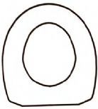  a Discontinued - Armitage - SATURN Custom Made Plastic Replacement Toilet Seats