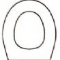  a Discontinued - Doulton  - FLORETTE Custom Made Wood Replacement Toilet Seats