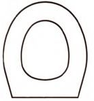  a Discontinued - Doulton  - FLORETTE Solid Wood Replacement Toilet Seats