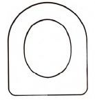  a Discontinued - Doulton  - Mellisa Solid Wood Replacement Toilet Seat