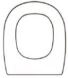  a Discontinued - Ideal Standard - RAVENNA Solid Wood Replacement Toilet Seats