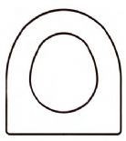  a Discontinued - Mandarin - ODESSA Solid Wood Replacement Toilet Seats