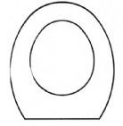  a Discontinued - Qualcast - CHARLOTTE Custom Made Wood Replacement Toilet Seats