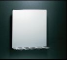 Inda Products Deleted  - Rectangular - Mirrors with rounded top corners & shelf with chrome trim