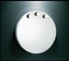 Inda Products Deleted  - Circular - 60 dia x 12cm IP31 with 3 lights 