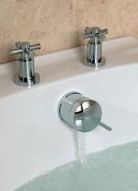 Britton Deleted - Prism - Combined Bath Fill & Overflow Chrome Plated