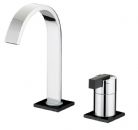 Britton Deleted - Chill - Two Hole Basin Mixer Chrome And Black