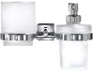 Inda Products Deleted  - Quadro - Liquid Soap Dispenser & Tumbler Holder