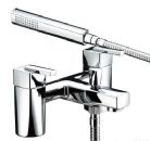 Britton Deleted - Qube - Bath Shower Mixer Chrome Plated Chrome Plated