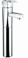 Britton Deleted - Qube - Tall Basin Mixer Without Waste Chrome Plated