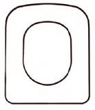  a Discontinued - 421 - STEPHANIE Solid Wood Replacement Toilet Seats