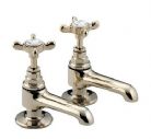 Britton Deleted - 1901 - Basin Taps Gold Plated