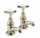Britton Deleted - 1901 - Vanity Basin Taps Gold Plated