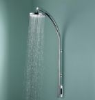 Britton Deleted - Prism - Inline Vertical Shower Pole with Fixed Head 