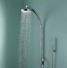 Britton Deleted - Prism - Inline Vertical Shower Pole with Integral Diverter to Handset Chrome Plated