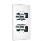 Britton Deleted - Chill - Dual Control Thermostatic Valve Only Chrome and Black