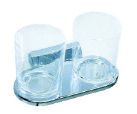 Joyou Products Deleted - Mio - Double tumbler & holder, glass