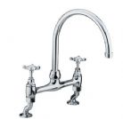 Britton Deleted - 1901 - Deck Sink Mixer Chrome Plated
