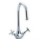 Britton Deleted - 1901 - Monobloc Sink Mixer Gold Plated
