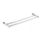 Britton Deleted - Qube - Double Towel Rail Chrome Plated