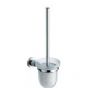 Britton Deleted - Prism - Wall Mounted Toilet Brush & Holder Chrome Plated