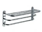 Britton Deleted - Solo - 3 Tier Towel Shelf Chrome Plated