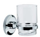 Britton Deleted - Solo - Toothbrush & Tumbler Holder Chrome Plated