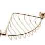 Britton Deleted - 1901 - Corner Wire Soap Basket Gold Plated