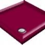  a Discontinued - Square - Burgundy Shower Trays