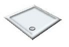  a Discontinued - Square - White/Indian Pearl Shower Trays