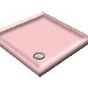  a Discontinued - Square - Misty Pink Shower Trays