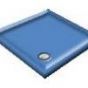  a Discontinued - Offset Quadrant - Alpine Blue Shower Trays