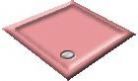  a Discontinued - Offset Quadrant - Cameo Pink Shower Trays
