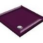  a Discontinued - Offset Quadrant - Imperial Purple Shower Trays