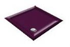  a Discontinued - Offset Quadrant - Imperial Purple Shower Trays