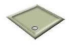  a Discontinued - Offset Quadrant - Linden Green Shower Trays