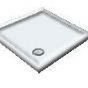  a Discontinued - Offset Quadrant - Misty Grey Shower Trays