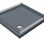  a Discontinued - Offset Quadrant - Pewter Shower Trays