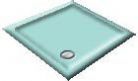  a Discontinued - Offset Quadrant - Turquoise Shower Trays