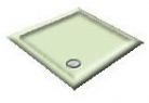  a Discontinued - Offset Quadrant - Whisper Green Shower Tray