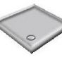  a Discontinued - Offset Quadrant - Whisper Grey Shower Trays