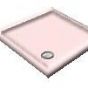  a Discontinued - Offset Quadrant - Whisper Pink Shower Trays