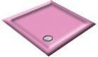  a Discontinued - Offset Pentagon  - Flamingo Pink Shower Trays