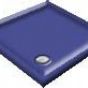  a Discontinued - Offset Pentagon  - Midnight Blue Shower Trays