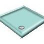  a Discontinued - Offset Pentagon  - Turquoise Shower Trays