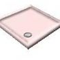  a Discontinued - Offset Pentagon  - Whisper Pink Shower Trays