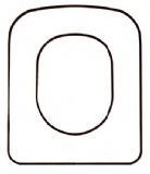  a Discontinued - Sanitan - Stephanie 421 Solid Wood Replacement Toilet Seats