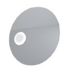 Catalano - Muse - Round backlit mirror with touch-switch and  stainless steel frame