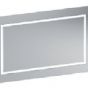 Catalano - Muse - Shaped backlit mirror with touch-switch and  stainless steel frame